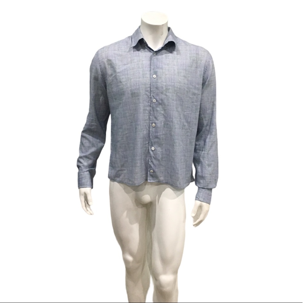 John Varvatos Mens Celeste Abstract Button Shirt